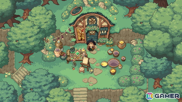 童話のようにあたたかいファンタジーADV「Little Witch in the Woods」の正式版がSteamでリリース！新エリアや生活コンテンツも追加の画像1
