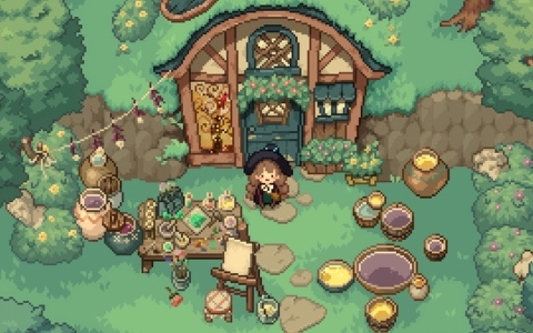 童話のようにあたたかいファンタジーADV「Little Witch in the Woods」の正式版がSteamでリリース！新エリアや生活コンテンツも追加