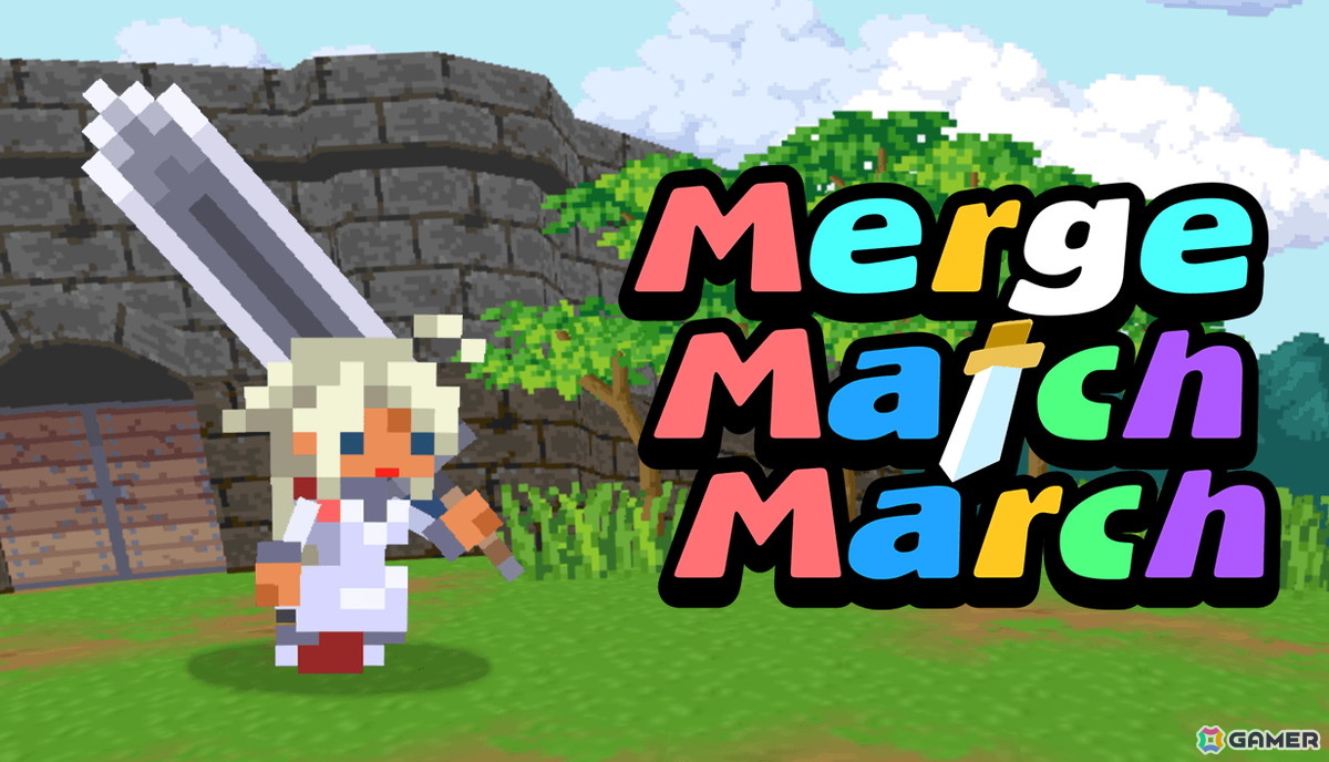Switch「Merge Match March」ダウンロード版が10月23日にリリース!マージパズルとバトルが融合したRPGの画像