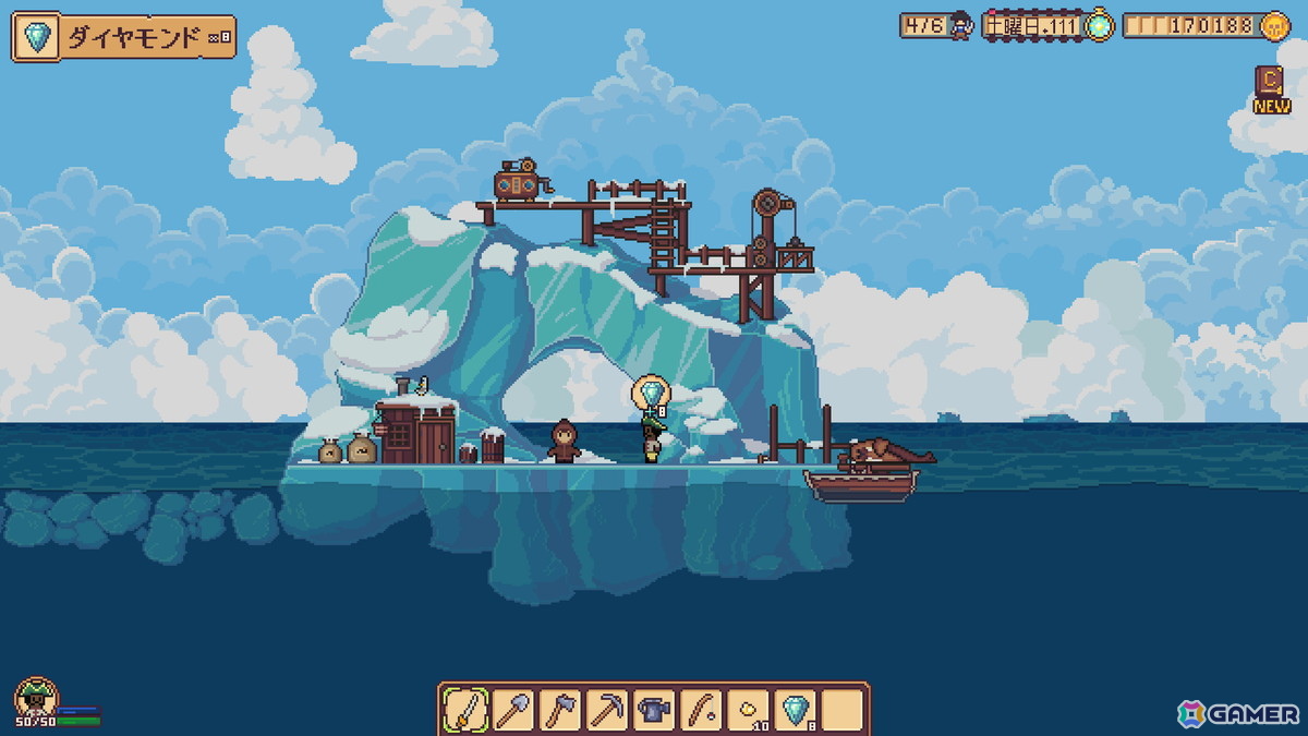 ドット絵海賊RPG「Seablip」Steam日本語対応版が東京ゲームショウ2025に出展！正式リリースに向けて開発中の画像3
