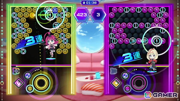 「QQQbeats!!!」はバブルシューティングと音楽ゲームの相性が抜群！オリジナルストーリーも楽しめる【先行プレイレポート】の画像13