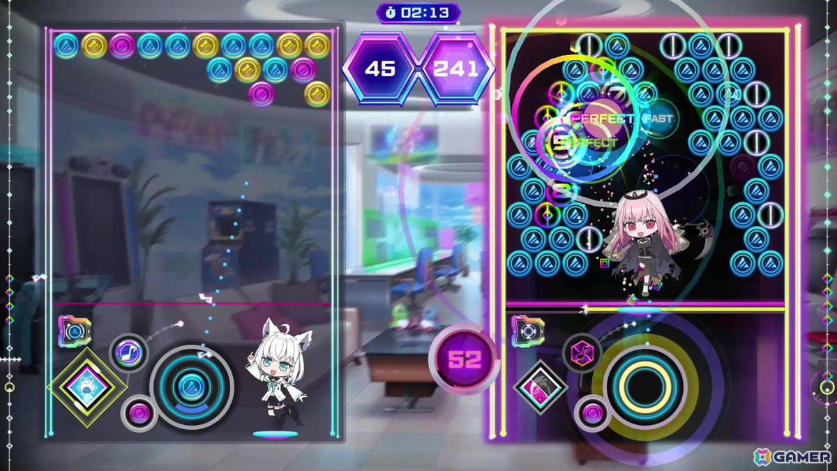 「QQQbeats!!!」はバブルシューティングと音楽ゲームの相性が抜群!オリジナルストーリーも楽しめる【先行プレイレポート】の画像