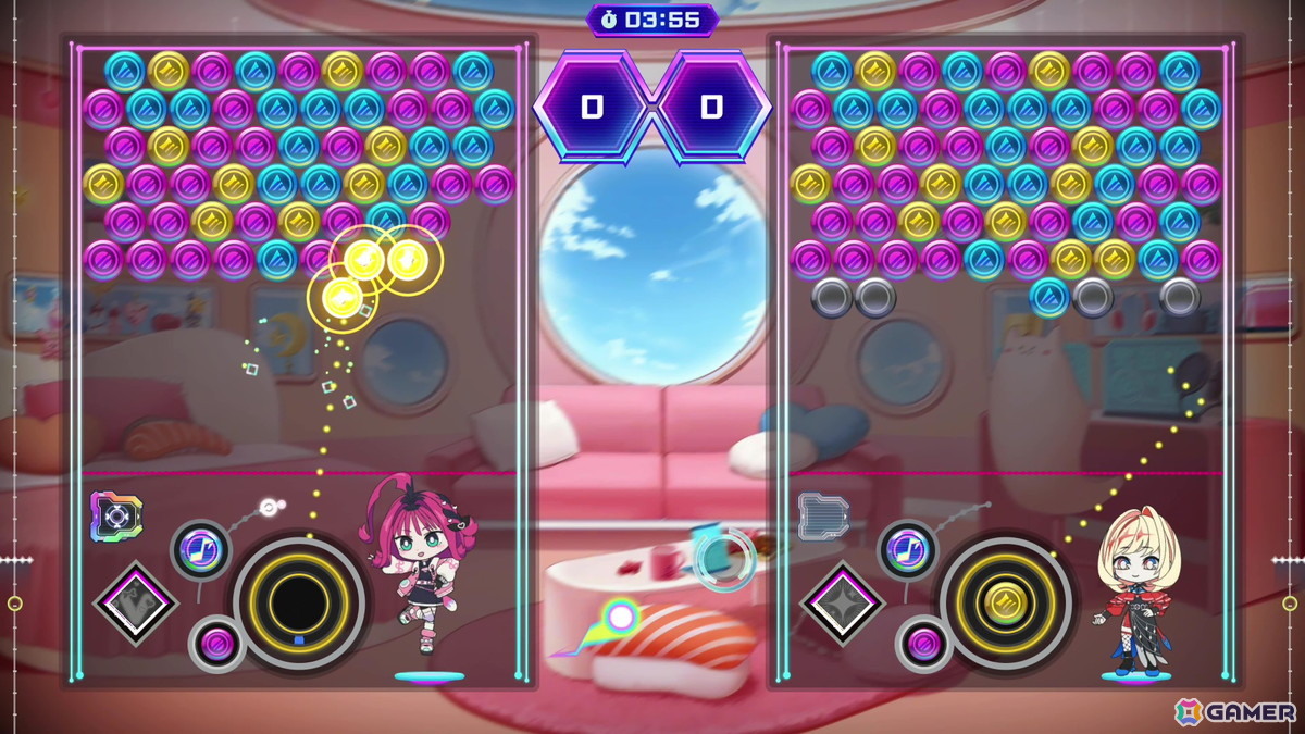 「QQQbeats!!!」はバブルシューティングと音楽ゲームの相性が抜群!オリジナルストーリーも楽しめる【先行プレイレポート】の画像