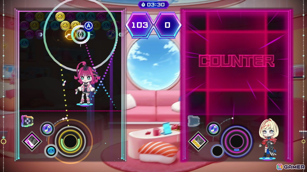 「QQQbeats!!!」はバブルシューティングと音楽ゲームの相性が抜群!オリジナルストーリーも楽しめる【先行プレイレポート】の画像