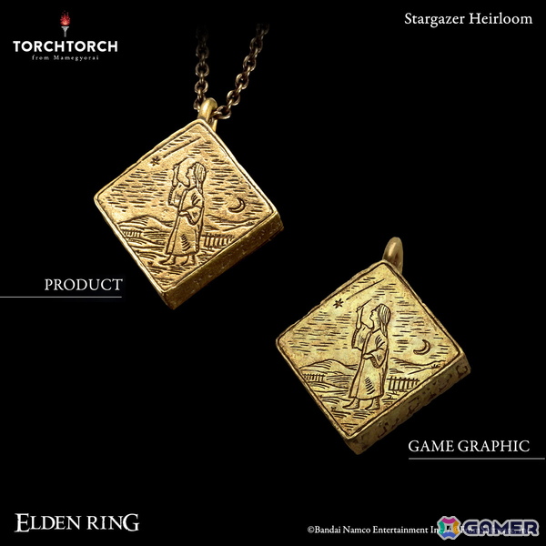 「ELDEN RING」TORCH TORCHのアクセサリーシリーズに「星砕きの伝承」「星見少女の伝承」が登場！アンティーク調のペンダントとして2026年3月に発売の画像10