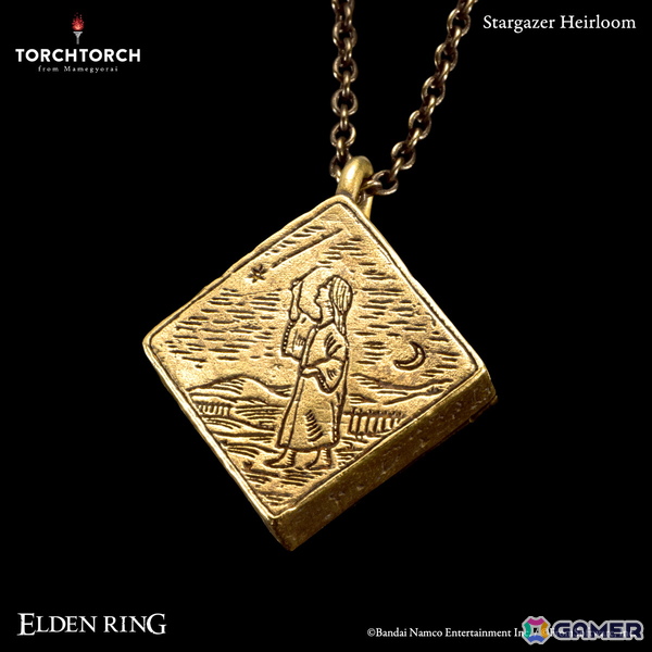 「ELDEN RING」TORCH TORCHのアクセサリーシリーズに「星砕きの伝承」「星見少女の伝承」が登場！アンティーク調のペンダントとして2026年3月に発売の画像12
