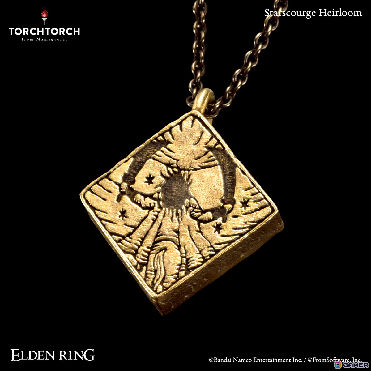 「ELDEN RING」TORCH TORCHのアクセサリーシリーズに「星砕きの伝承」「星見少女の伝承」が登場!アンティーク調のペンダントとして2026年3月に発売の画像