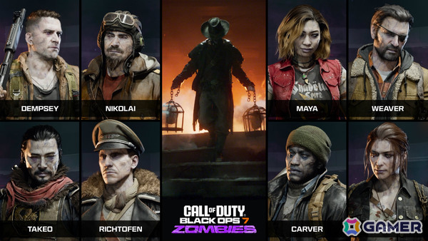 「Call of Duty: Black Ops 7」ゾンビモードのシネマティックトレーラーが公開！日本の兵士・正木武雄などストーリーを盛り上げる8人の登場人物を紹介の画像1