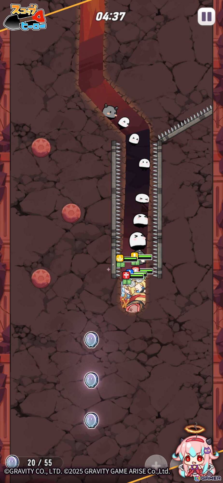 穴掘り×ピンボールのパズルRPG「スコップヒーロー」が配信！SSRヒーロー確定の引き直しガチャなどスタートダッシュに最適なイベントも開催の画像2