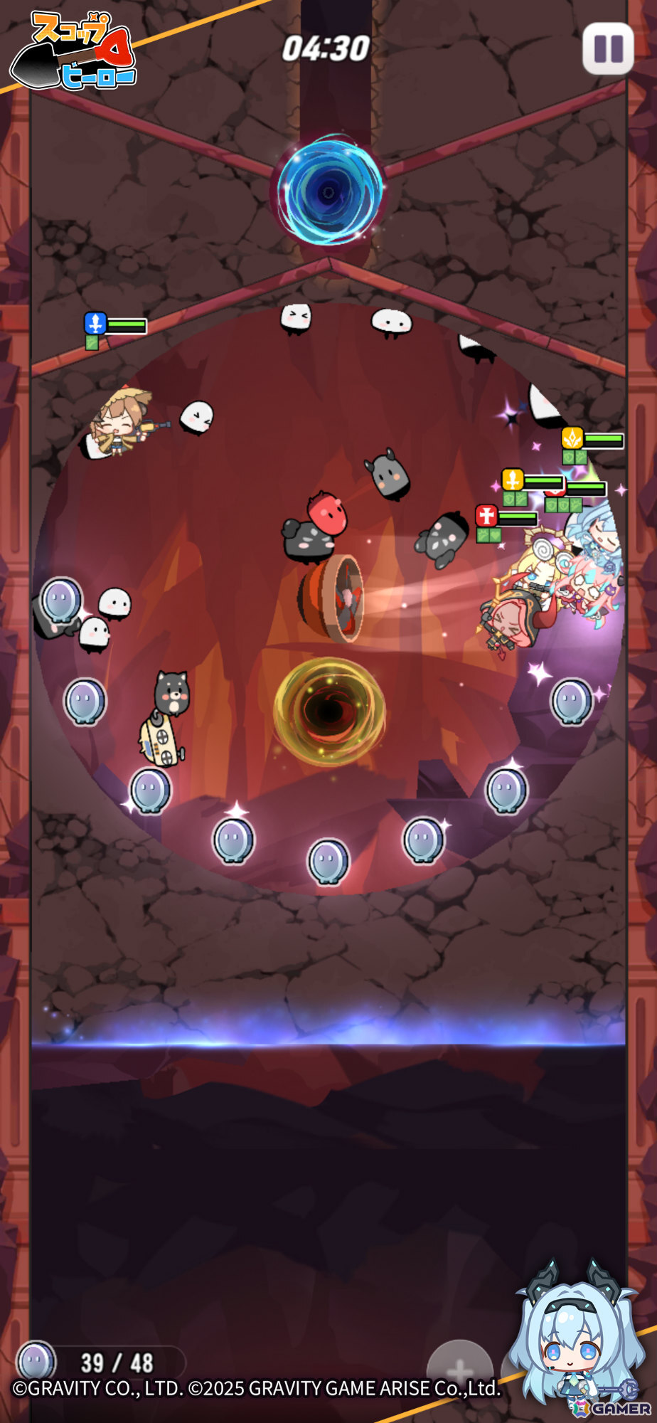 穴掘り×ピンボールのパズルRPG「スコップヒーロー」が配信！SSRヒーロー確定の引き直しガチャなどスタートダッシュに最適なイベントも開催の画像3