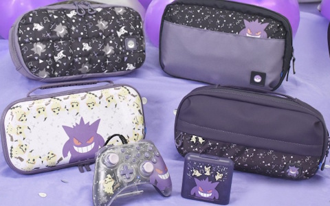 「ポケットモンスター」ゲンガーとミミッキュがデザインされた「ゴーストパーティー」シリーズのホリパッドやポーチなどSwitch2向けアイテム6種が10月に発売！