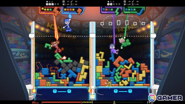 “バンジー”する動物たちが繰り広げる革新的な物理パズルゲーム「TopplePOP」Switch版がTGS2025に試遊出展!の画像