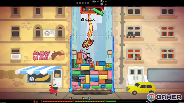 “バンジー”する動物たちが繰り広げる革新的な物理パズルゲーム「TopplePOP」Switch版がTGS2025に試遊出展!の画像