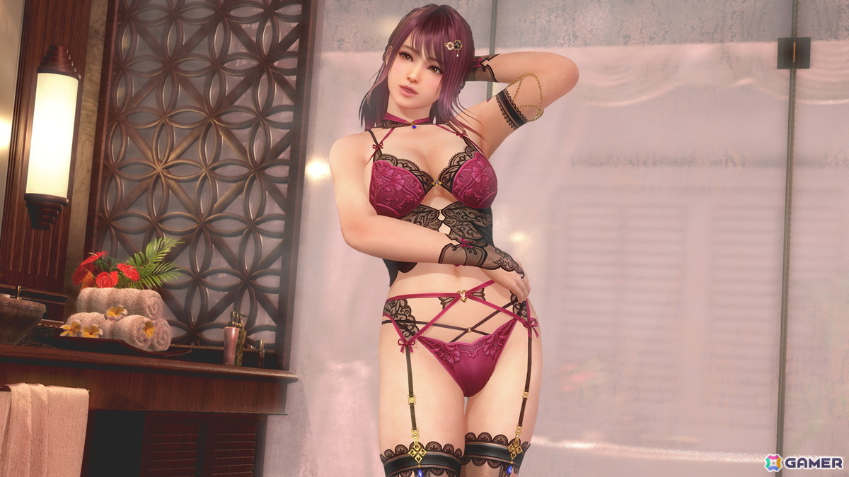 「DEAD OR ALIVE XVV」あずさ(CV:ブリドカットセーラ恵美)の新SSR水着「タンデム・エンバー」が登場!なつかしガチャが最大120連無料の乙女の純情キャンペーンもの画像
