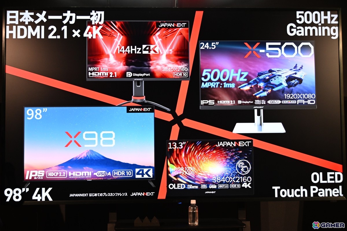 JAPANNEXT初の新製品発表会をレポート！珍しい6Kモニターや年間166製品を手掛ける豊富な製品展開に注目の画像