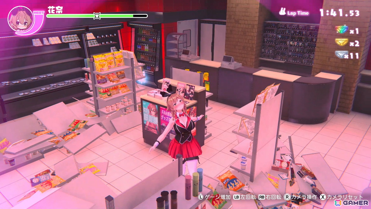 「バニーガーデン」のスピンオフタイトルとなる千鳥足アクションゲーム「へべれけ ばにーがーでん」がSwitch/Steamで10月9日に配信！の画像2
