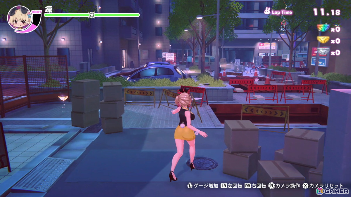 「バニーガーデン」のスピンオフタイトルとなる千鳥足アクションゲーム「へべれけ ばにーがーでん」がSwitch/Steamで10月9日に配信！の画像3