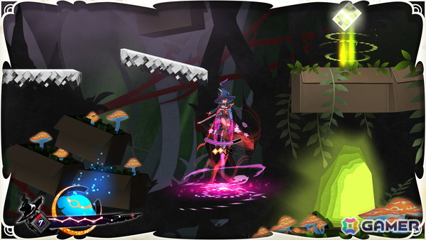 「魔女ガミ－The Witch of Luludidea－」夏目裕司氏が描く魅惑的なデザインのキャラクターと世界を斬り裂く一撃「星詩奏浄」などゲームシステム情報が公開！の画像34