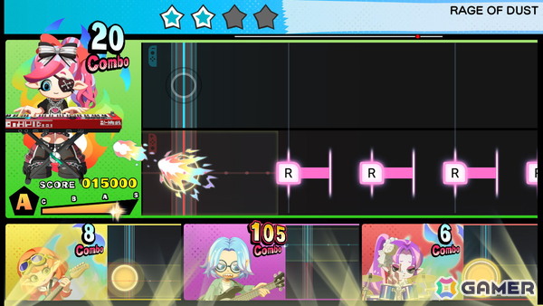 ギター・ベース・ドラム・キーボードでプレイできる本格バンドゲーム「激奏！BAND STAR」がSwitchで今冬発売！YOASOBI、AKB48、Omoinotakeら人気アーティスト楽曲を収録の画像2