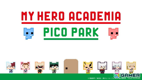 TVアニメ「僕のヒーローアカデミア」と「PICO PARK」のコラボグッズが登場！デクや爆豪、お茶子らがPICO CAT風ビジュアルにの画像1
