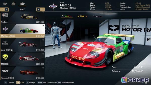 「Project Motor Racing」レーシングチーム運営を体験できる「キャリアモード」を紹介！の画像
