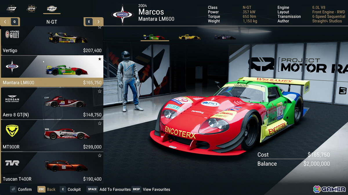 「Project Motor Racing」レーシングチーム運営を体験できる「キャリアモード」を紹介！の画像3