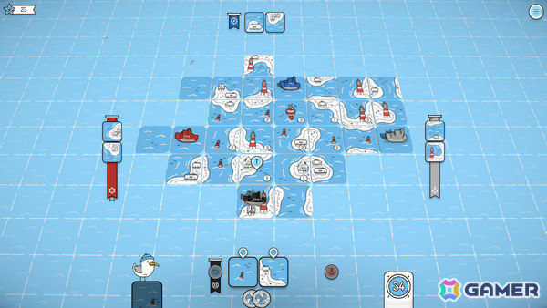 最大4人で北海の地図を作り上げていく協力型タイル配置ゲーム「Beacon Patrol」が配信！の画像3