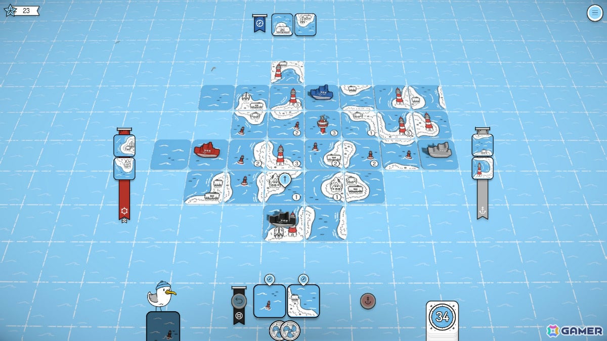 最大4人で北海の地図を作り上げていく協力型タイル配置ゲーム「Beacon Patrol」が配信！の画像3