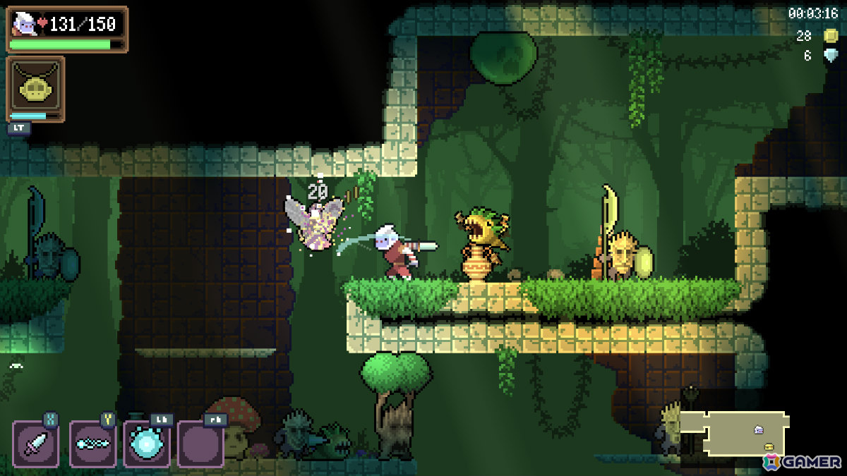 サルがジャングルを駆け巡るローグライクアクション「Dunjungle」正式版の発売日が12月11日に決定！CS版も同時リリースの画像3