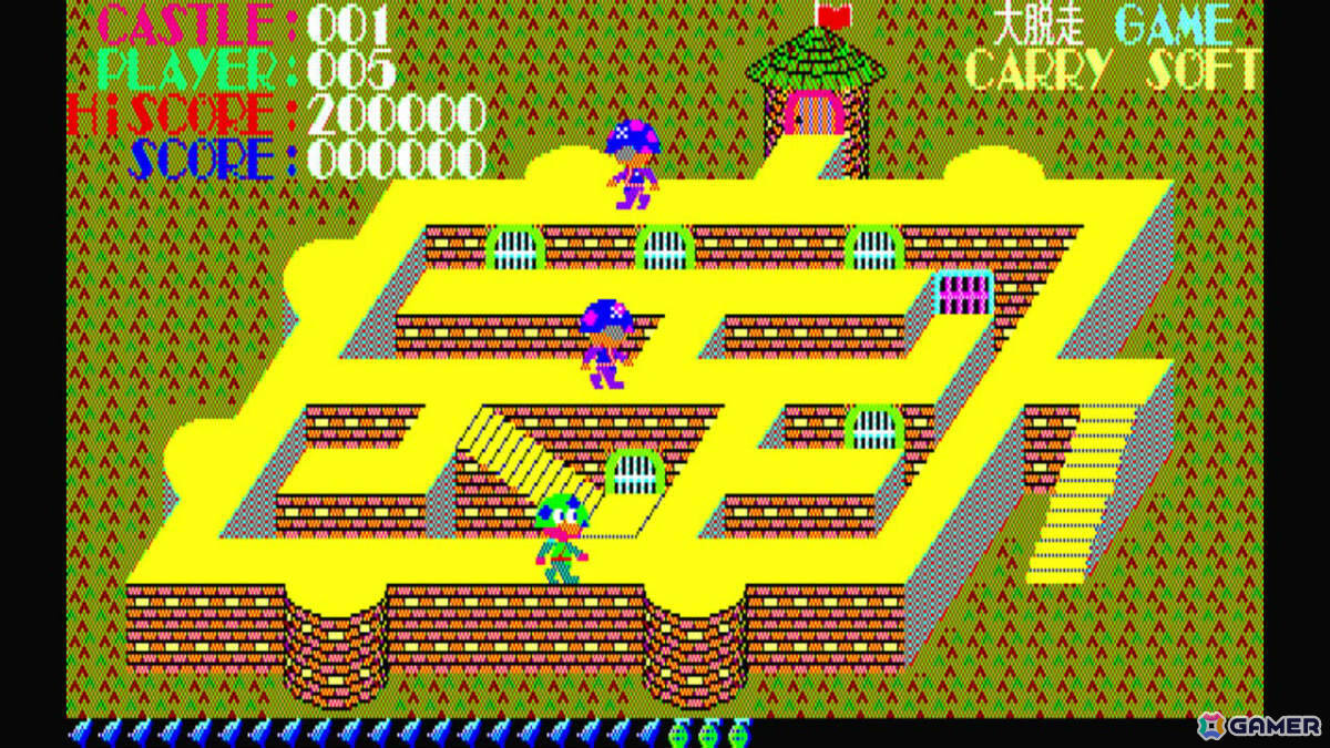 捕虜収容所で仲間たちを救出するコミカルなアクションゲーム「EGGコンソール 大脱走 PC-8801」が配信！の画像2