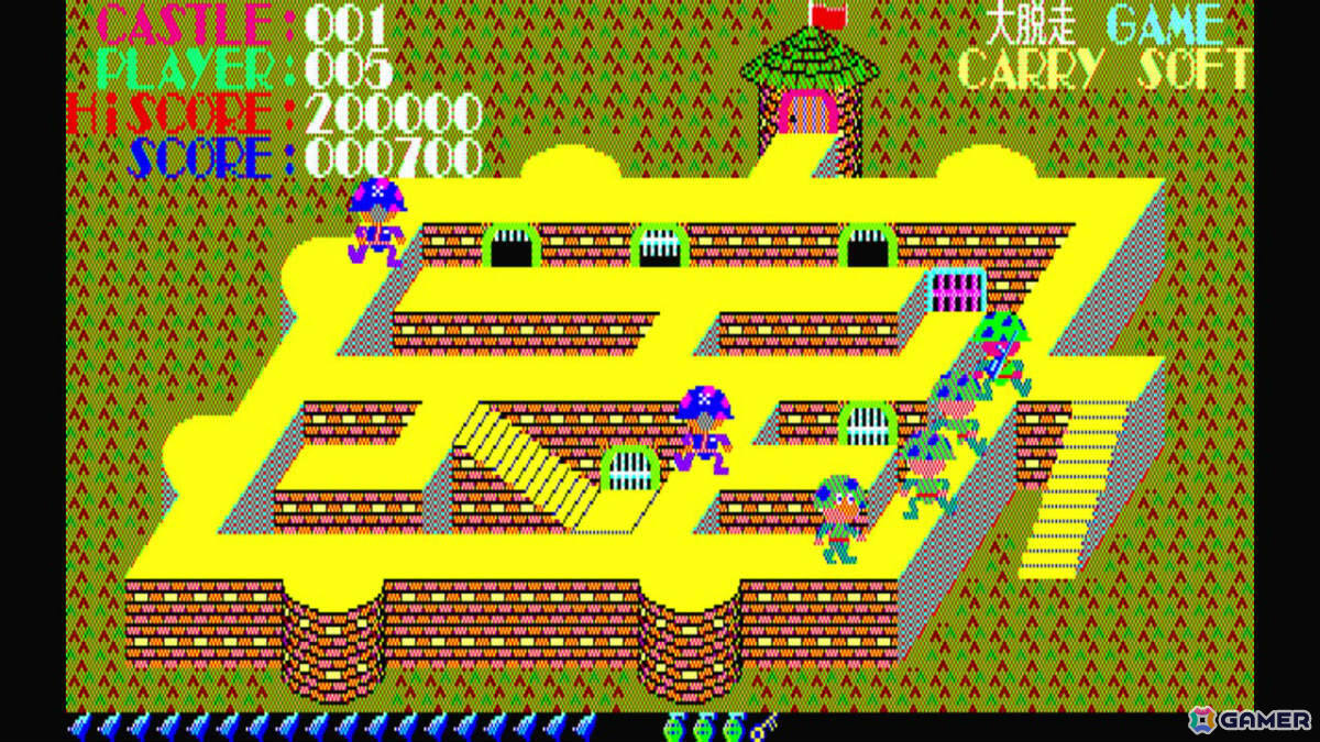 捕虜収容所で仲間たちを救出するコミカルなアクションゲーム「EGGコンソール 大脱走 PC-8801」が配信！の画像3