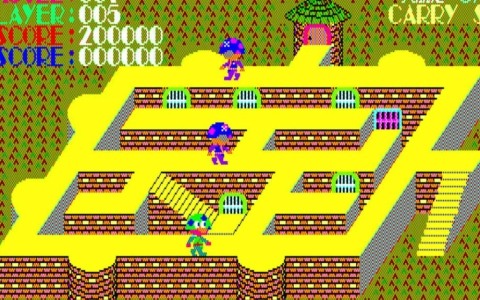 捕虜収容所で仲間たちを救出するコミカルなアクションゲーム「EGGコンソール 大脱走 PC-8801」が配信！