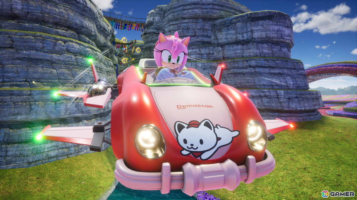「ソニックレーシング クロスワールド」16の実在企業・ブランドとコラボ！ゲーム内でマシンをカスタマイズできるコラボステッカーもの画像