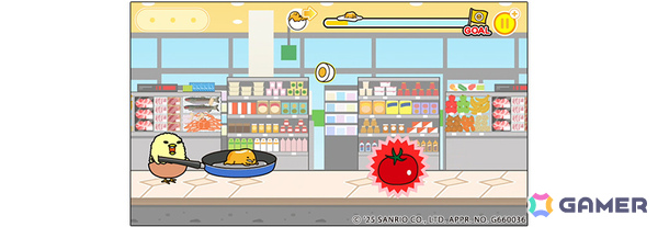 「ぐでたま」の脱力系横スクロールアクション「『ぐでたまらん』～走ってぐでたま！でもぐでたまはぐでぐでしてたい～」がリリース！の画像3
