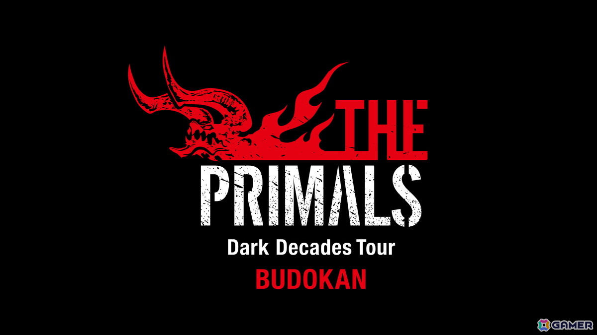 9月に日本武道館で開催されるワンマンライブ「THE PRIMALS Dark Decades Tour BUDOKAN」の有料ライブストリーミング配信が決定！の画像
