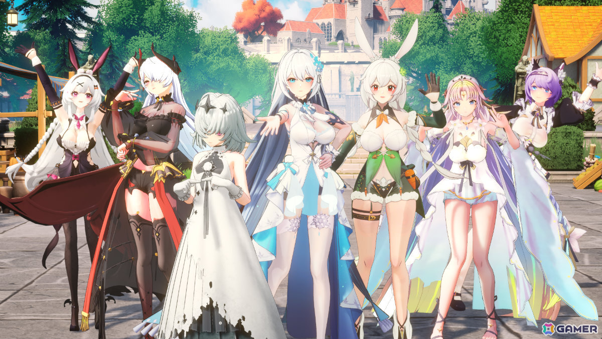 100人以上の美少女たちと賑やかな冒険を楽しめる放置系RPG「百花ランブル」が2025年秋に配信！近日中に事前登録受付を開始の画像