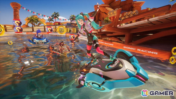 「ソニックレーシング クロスワールド」TGS2025では初音ミク、ジョーカー、春日一番、スティーブたちをいち早くプレイ可能！缶バッチのプレゼントもの画像