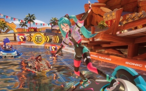 「ソニックレーシング クロスワールド」TGS2025では初音ミク、ジョーカー、春日一番、スティーブたちをいち早くプレイ可能！缶バッチのプレゼントも