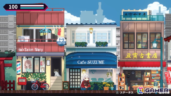 Red Dunes Games×アクワイアの怪異討伐2DドットアクションADV「怪喰 Monster Eater」＆タイムループスパイアクションADV「Hamrazu:Re ハムラズール」がTGS2025に出展！の画像