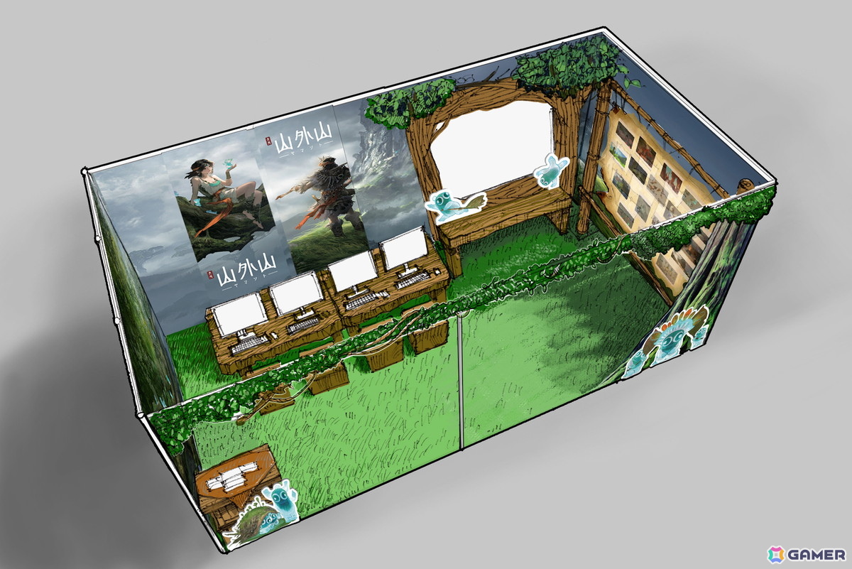 オープンワールドサバイバルクラフトゲーム「山外山(ヤマソト)」がTSG2025に出展!開発中のゲームの一部を体験できるデモをプレイ可能の画像