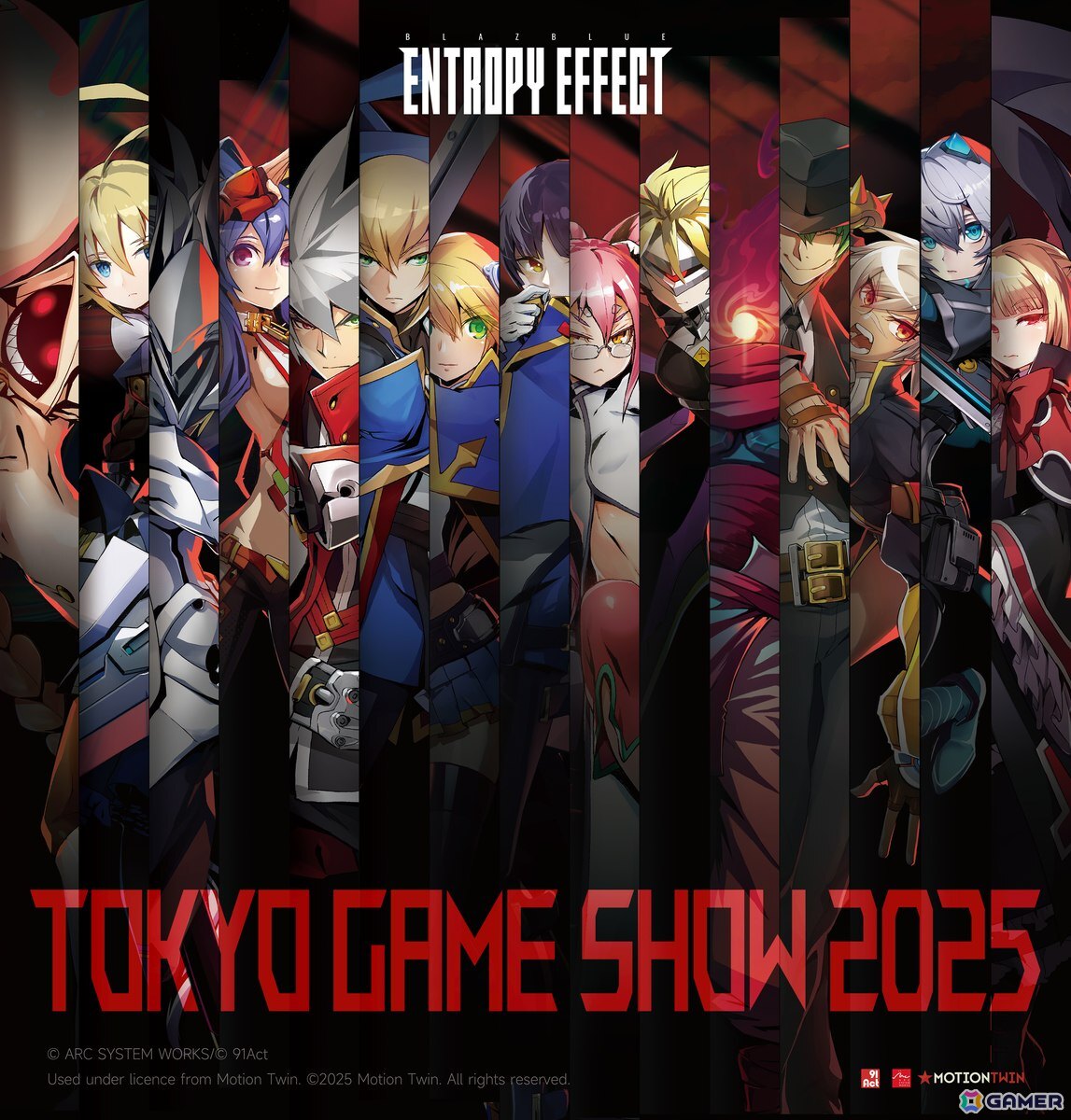 「ブレイブルー エントロピーエフェクト」がTGS2025に出展！180インチのLEDモニターでの試遊もの画像1