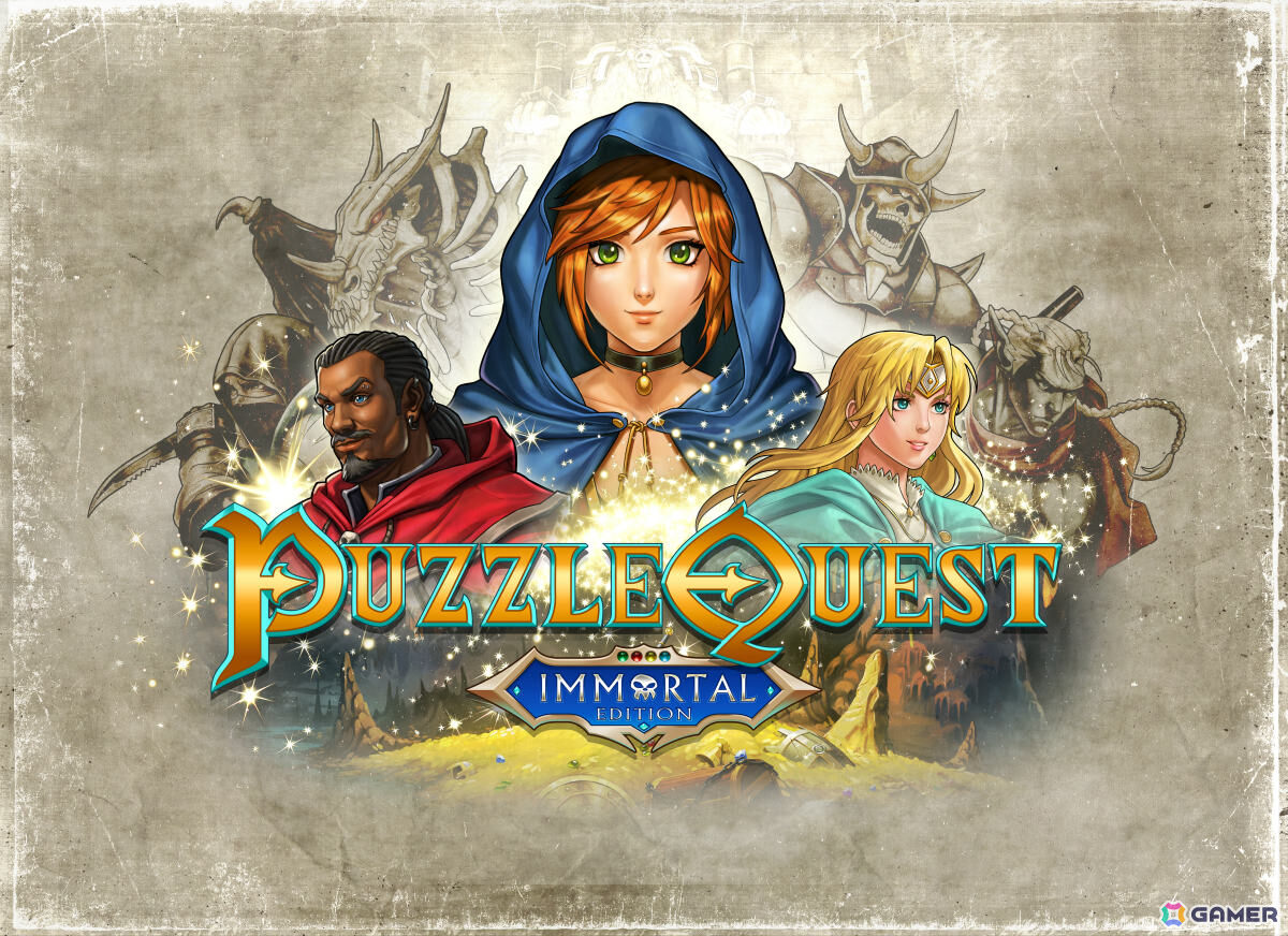マッチ3パズル「Puzzle Quest」シリーズの歴史を集約した決定版「Puzzle Quest: Immortal Edition」がリリース！の画像