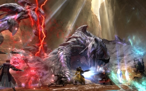 「FFXIV」×「モンスターハンターワイルズ」のクロスオーバーコンテンツ「護竜アルシュベルド狩猟戦」の新たなスクリーンショットや報酬が公開！