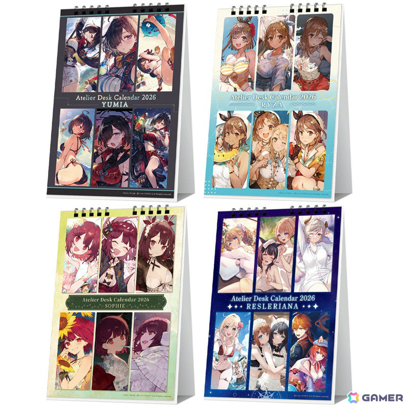 アトリエカレンダー2026」の予約受付が開始！描き下ろしイラストを含む