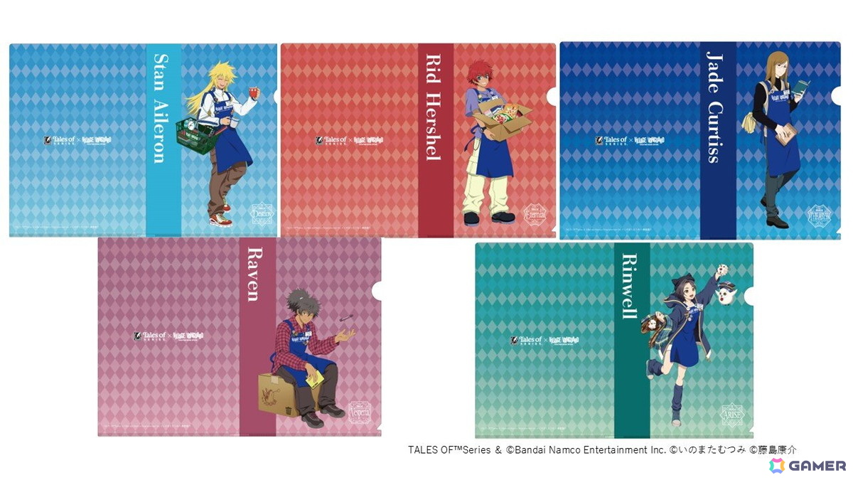 「テイルズ オブ」シリーズとヴィレヴァンのコラボグッズ第4弾PART2が発売決定!スタンやリンウェルたちの描き下ろしグッズが登場の画像
