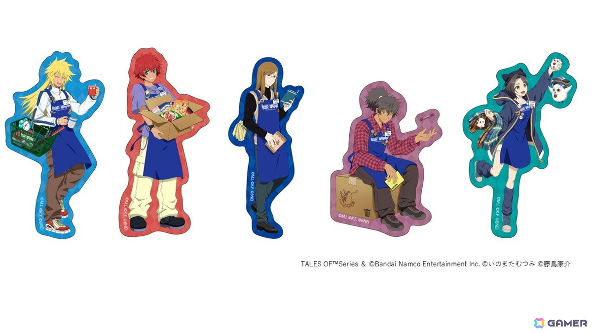 「テイルズ オブ」シリーズとヴィレヴァンのコラボグッズ第4弾PART2が発売決定!スタンやリンウェルたちの描き下ろしグッズが登場の画像
