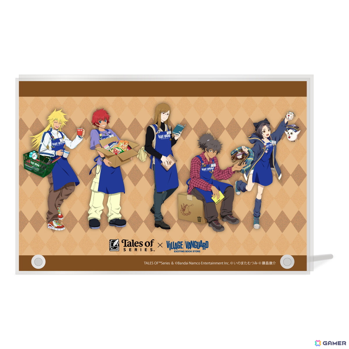 「テイルズ オブ」シリーズとヴィレヴァンのコラボグッズ第4弾PART2が発売決定!スタンやリンウェルたちの描き下ろしグッズが登場の画像