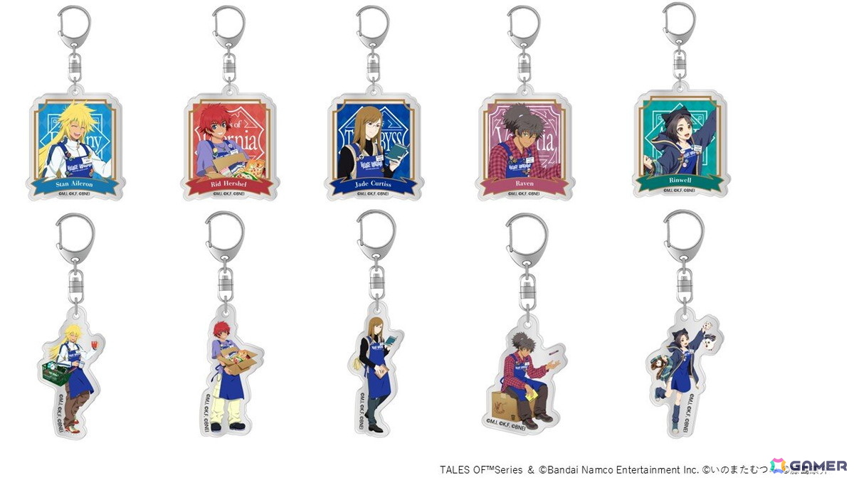 「テイルズ オブ」シリーズとヴィレヴァンのコラボグッズ第4弾PART2が発売決定!スタンやリンウェルたちの描き下ろしグッズが登場の画像