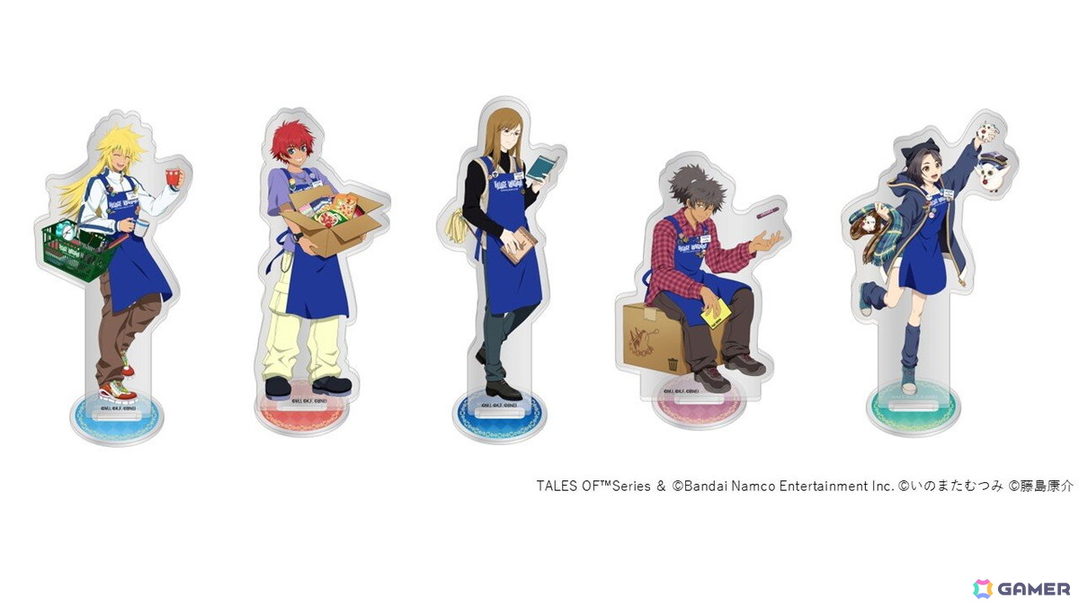 「テイルズ オブ」シリーズとヴィレヴァンのコラボグッズ第4弾PART2が発売決定!スタンやリンウェルたちの描き下ろしグッズが登場の画像