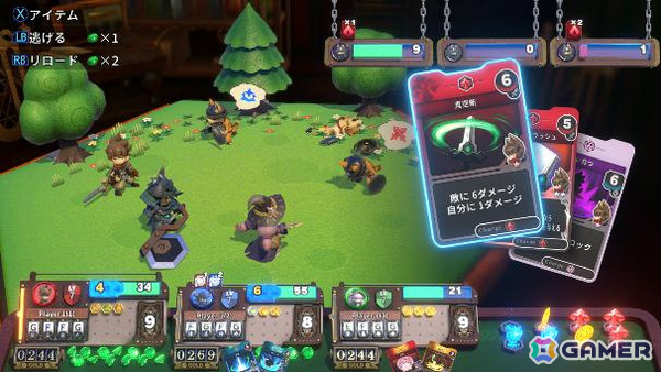 箱庭の世界を旅するボードゲーム型ローグライクRPG「ヴィラクタル」の早期アクセスが開始！オンラインプレイ＆ボイスチャットに対応の画像
